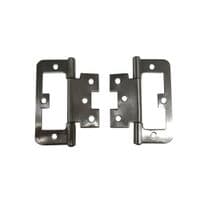 Pair Stainless Steel Flush Hinges | SecureFix Direct