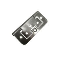 Pair Stainless Steel Flush Hinges | SecureFix Direct