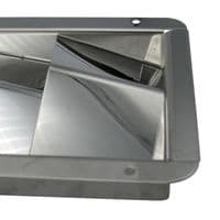 Stainless Steel Air Grill 210MM x 115MM | SecureFix Direct