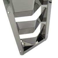 Stainless Steel Air Grill 326MM x 113MM | SecureFix Direct