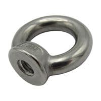 M16 Stainless Steel Threaded Eyenut | SecureFix Direct