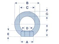 M16 Stainless Steel Threaded Eyenut | SecureFix Direct
