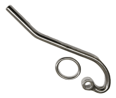 Stainless Steel Pelican Hook Ring 6MM x 140MM (Rigging Jaw Clevis Pin Marine Connector)