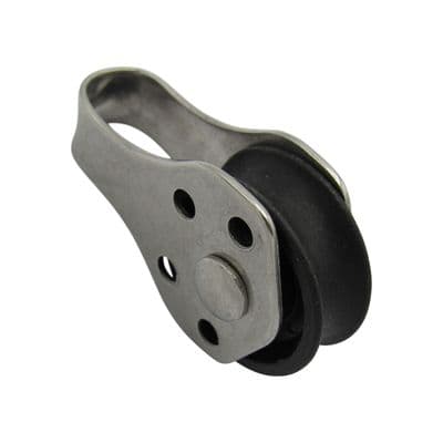 Stainless Steel Pulley Block with Nylon Sheave 25MM (Wheel Hoist Fixed Pull Rope)