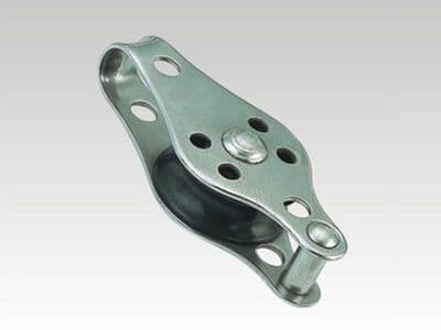 Stainless Steel Pulley Block with Nylon Sheave & Becket 25MM (Wheel Hoist Fixed Pull Rope)