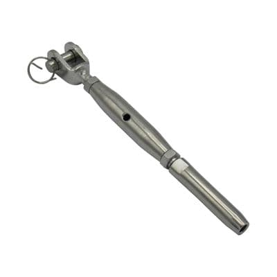 Stainless Steel Rigging Screw 4MM M6 (Jaw & Terminal Mini Turnbuckle Wire Tensioner Bottle)