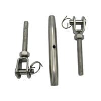 Stainless Rigging Screw Fork to Fork M16 | SecureFix Direct