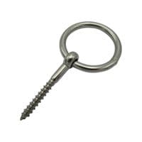 Stainless Lag Threaded Ring Bolt 4MM | SecureFix Direct