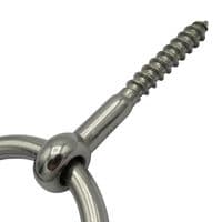 Stainless Lag Threaded Ring Bolt 4MM | SecureFix Direct