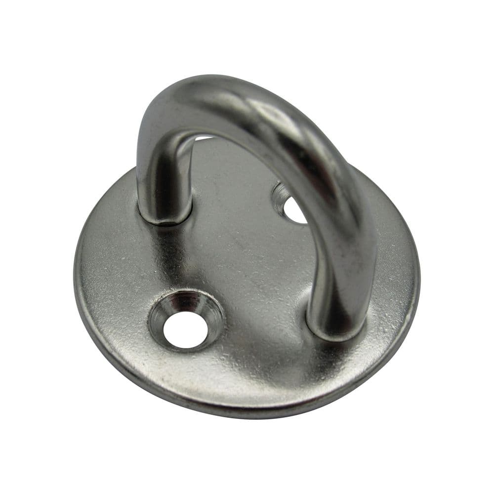 6MM Stainless Round Eye Plate | SecureFix Direct