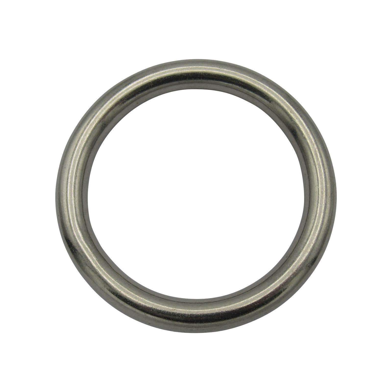 thumbnail image 2 of SecureFix Direct Stainless Steel Round O-Ring – 5mm X 35mm – For Marine Webbing, Rigging, Mooring (2 Pack?) 2 of 6
