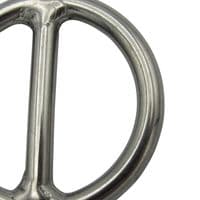 Round Ring with Centre Bar 6MM SS | SecureFix Direct
