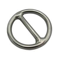 Round Ring with Centre Bar 8MM SS | SecureFix Direct