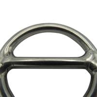 Round Ring with Centre Bar 8MM SS | SecureFix Direct