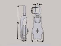 Stainless Steel Seine Sheave Block Eye | SecureFix Direct