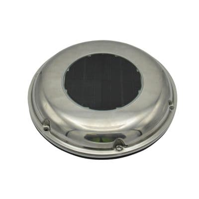 Stainless Steel Solar Ventilator Fan (Motorhome Greenhouse Air Roof Extractor Exhaust)