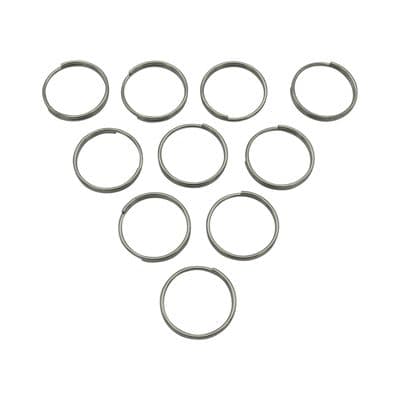 Stainless Steel Split Ring Connectors 1.5MM x 22MM x10 (Key Ring Chain Links)