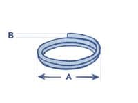 Stainless Steel Split Ring 1.5MM x 30MM | SecureFix Direct