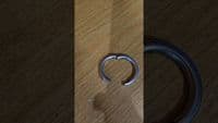 Stainless Split Round Ring 5MM x 25MM | SecureFix Direct