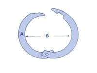 Stainless Split Round Ring 5MM x 25MM | SecureFix Direct