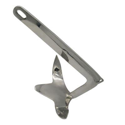 Stainless Steel Stainless Steel Claw Anchor (20KG Jet Trident Yacht Marine Boat Sea)