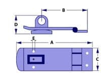 Stainless Steel Swivel Safety Hasp 72MM | SecureFix Direct