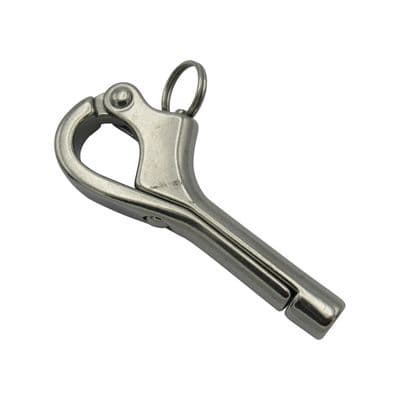 Stainless Steel Threaded Pelican Hook 3MM  (Quick Release Safety Guard Rail Connector)