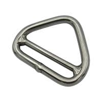 Stainless 6MM Double Bar Triangle Ring | SecureFix Direct