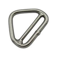 Stainless 6MM Double Bar Triangle Ring | SecureFix Direct