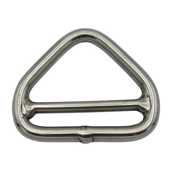Stainless 6MM Double Bar Triangle Ring | SecureFix Direct