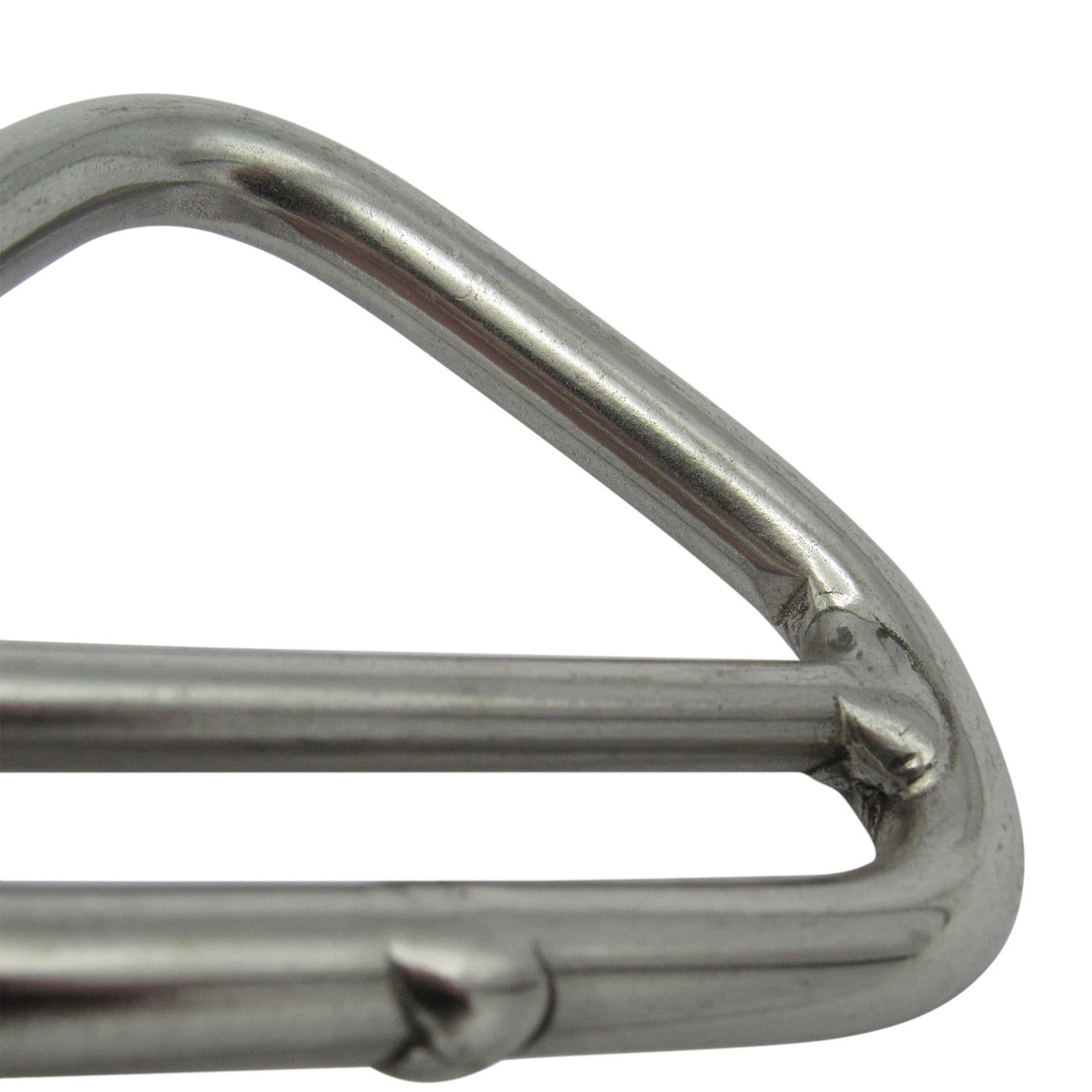 Stainless 8MM Double Bar Triangle Ring | SecureFix Direct