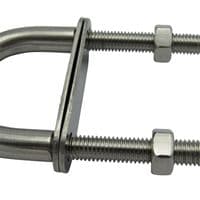 8MM x 90MM Stainless Steel U Bolt | SecureFix Direct