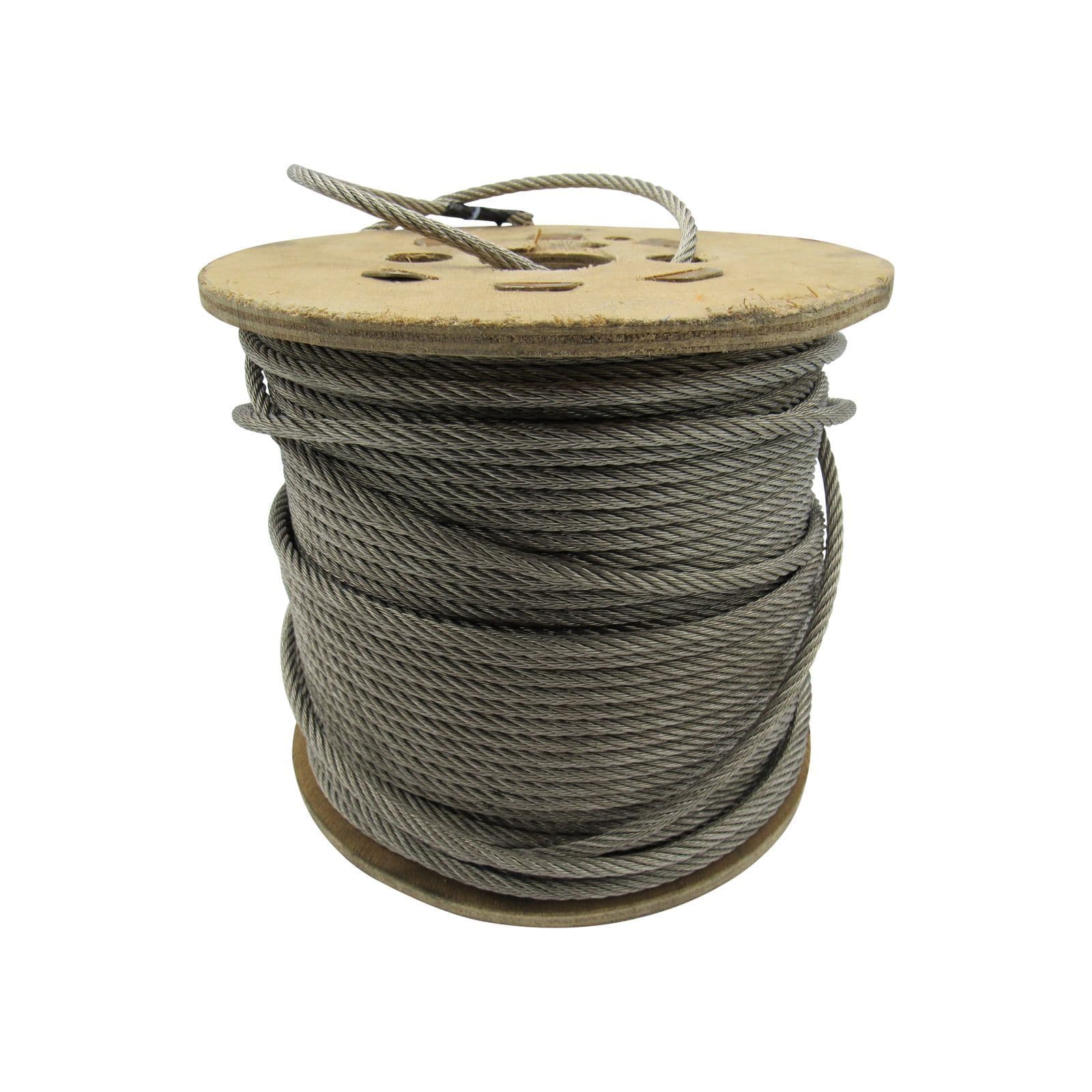 thumbnail image 2 of SUNCOR STAINLESS 7x7 1/8" 316 SS Wire Rope Cable - Sold Per Foot 2 of 4