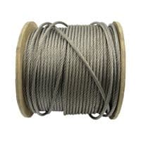 7MM 7x19 Stainless Steel Wire Rope  | SecureFix Direct