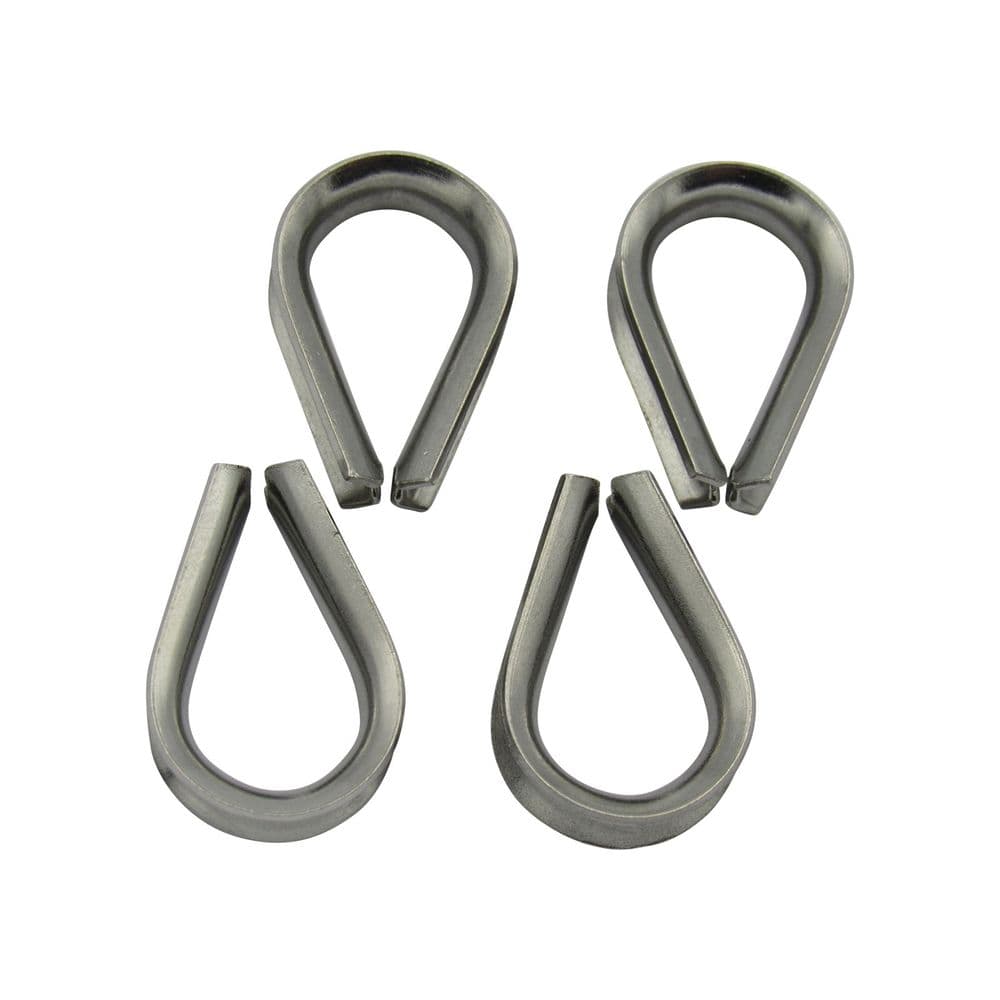 x4 Wire Rope Thimbles Stainless 3MM | SecureFix Direct