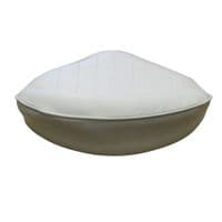 Stand Up Fishing Boat Seats in White X2 | SecureFix Direct
