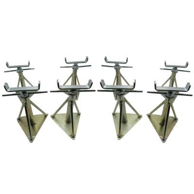 Static Caravan Axle Stands Medium X8 (Mobile Home Support 12.8