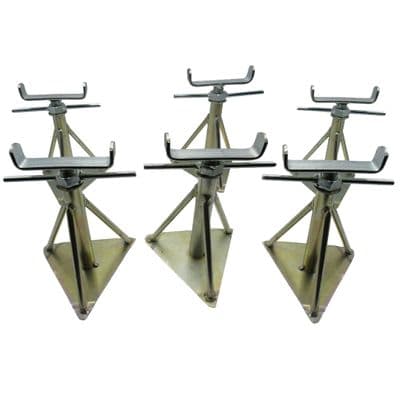 Static Caravan Axle Stands Very Small X6 (Mobile Home Support 7.1
