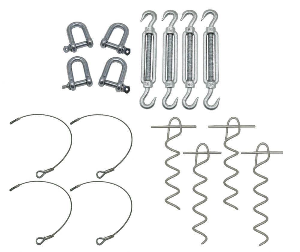Static Caravan Chain Down Anchor Kit For Concrete Base - Siting Kit (Part 1680852/CB)