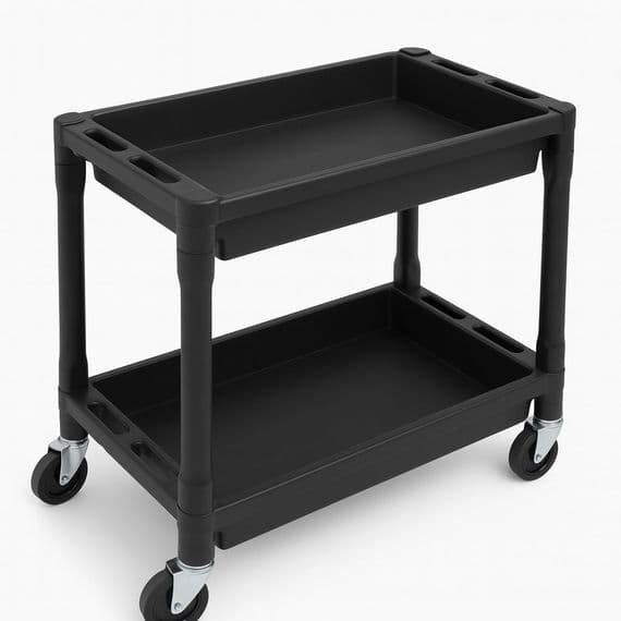2 Tier Utility Storage Cart | SecureFix Direct