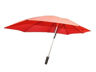 Strong Windproof Foldable Umbrella in Red or Blue (Automatic Open Wind Resistant Brolly Sturdy)