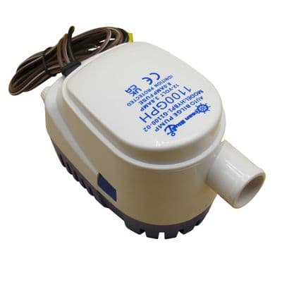 Submersible Boat Bilge Water Pump P12V 1100GPH (Automatic Internal Float Switch)
