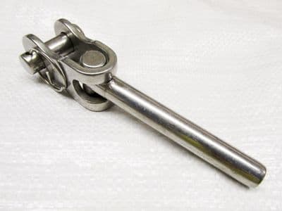 Swage Fork Swivel Terminal Stainless Steel 4MM (Marine Rigging Toggle jaw)