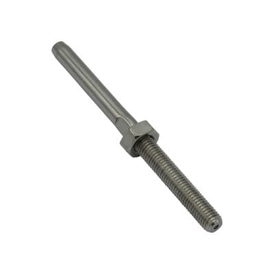 Swage Tensioner Fitting Terminal Stainless Steel with M14 RH Thread (7MM Wire Rigging Stud Screw)