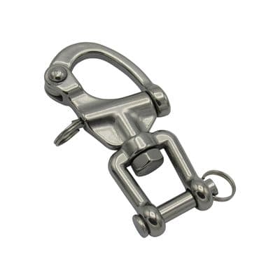 Swivel Snap Shackle Jaw Stainless Steel 124MM (Marine Boat Sailing Pin)