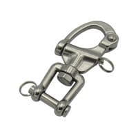 Stainless 87MM Jaw Swivel Snap Shackle | SecureFix Direct