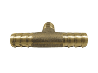 9mm T Brass Hose Joiner | SecureFix Direct