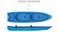 Tandem sit-on top kayak SF4001 | SecureFix Direct