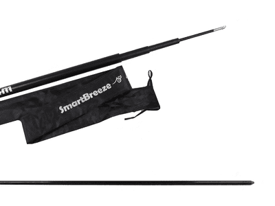 Telescopic Flag Pole Extendable 4M with Storage Bag & Ground Stake (Windsock Camping Festival)
