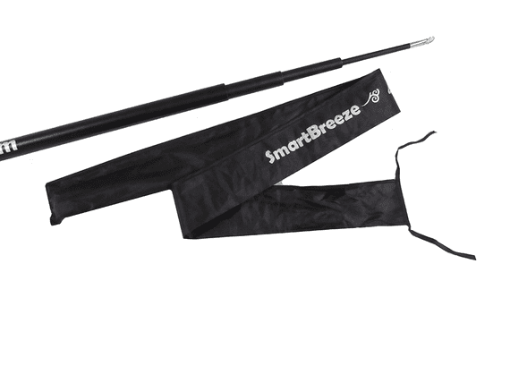 8M Telescopic Flag Pole with Storage Bag | SecureFix Direct